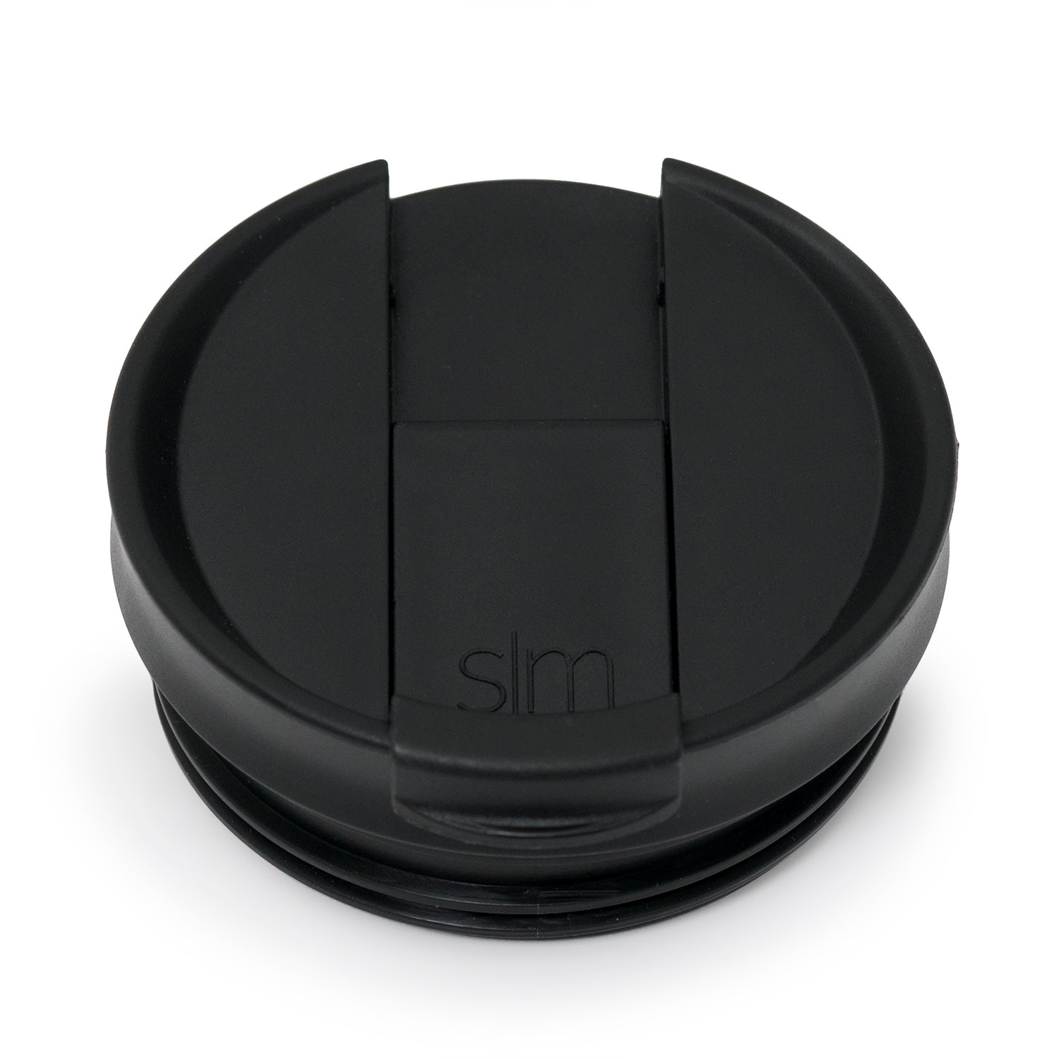 Black matte product on light gray background with high contrast